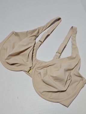 Delimira Nude Lined Underwire Seamless Front Closure Bra Size 40DD
